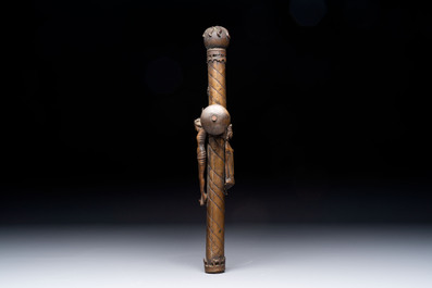 A brass processional cross with corpus Christi, Spain or France, 15th C.