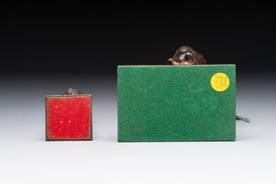 A wooden Lobi Bateba figure and a wooden Ibeji figure, Africa, Lobi people and Yoruba people