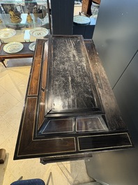 A fine Italian tortoiseshell- and ebony-veneered cabinet, Florence, 17th C.