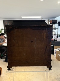 A fine Italian tortoiseshell- and ebony-veneered cabinet, Florence, 17th C.
