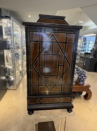 A fine Italian tortoiseshell- and ebony-veneered cabinet, Florence, 17th C.