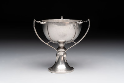 A varied collection of 12 Chinese export silver wares, 19/20th C.