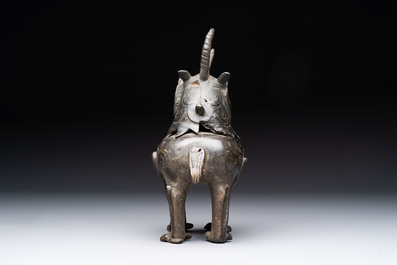 A Chinese bronze 'luduan' censer, Ming