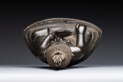 A Thai bronze Buddha, 17/18th C.