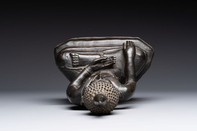 A Burmese bronze Buddha, 17/18th C.
