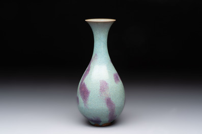 A Chinese jun-glazed vase, Republic