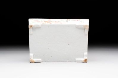A Chinese qianjiang cai rectangular jardini&egrave;re, signed Zhang Yun 張雲, dated 1925