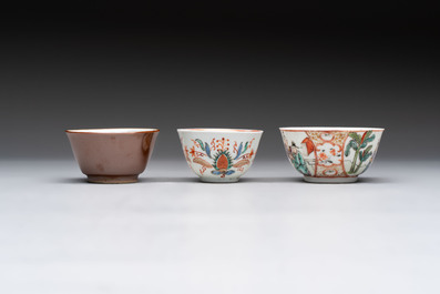 A varied collection of 11 Chinese famille rose wares, Qianlong