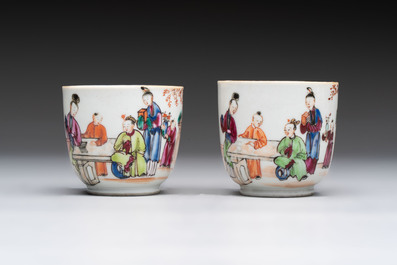 A varied collection of 11 Chinese famille rose wares, Qianlong