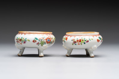 A varied collection of 11 Chinese famille rose wares, Qianlong