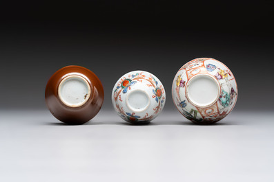 A varied collection of 11 Chinese famille rose wares, Qianlong