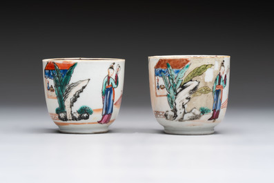 A varied collection of 11 Chinese famille rose wares, Qianlong