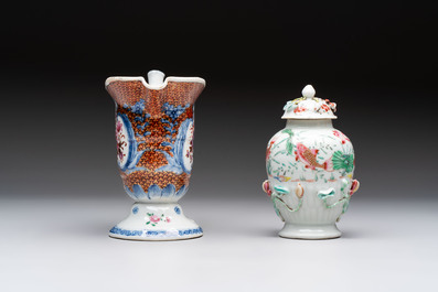 A varied collection of 11 Chinese famille rose wares, Qianlong
