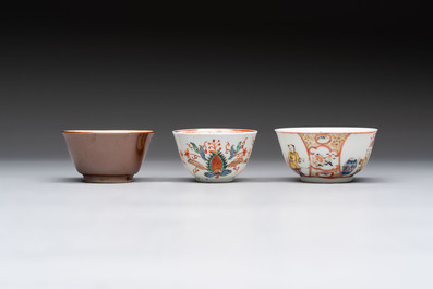 A varied collection of 11 Chinese famille rose wares, Qianlong