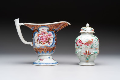 A varied collection of 11 Chinese famille rose wares, Qianlong