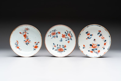 17 Chinese famille rose, verte and Imari-style wares, Kangxi/Qianlong