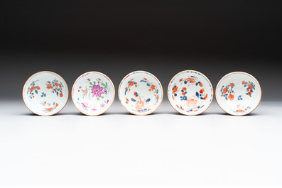 17 Chinese famille rose, verte and Imari-style wares, Kangxi/Qianlong