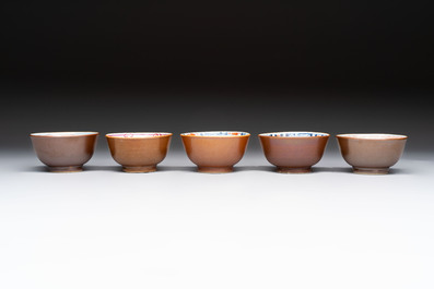 17 Chinese famille rose, verte and Imari-style wares, Kangxi/Qianlong