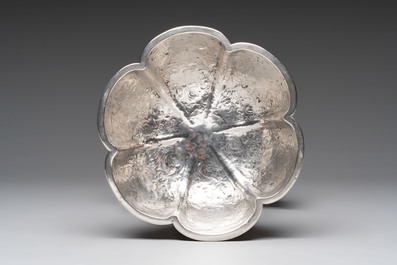 A large and impressive Neo-Gothic silver standing cup, probably Germany, 19th C. or earlier