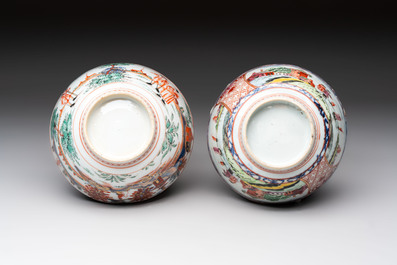 Six varied Chinese European-decorated wares, Kangxi/Qianlong
