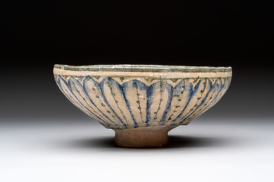 A Sultanabad underglaze-painted pottery bowl, Persia, 13/14th C.