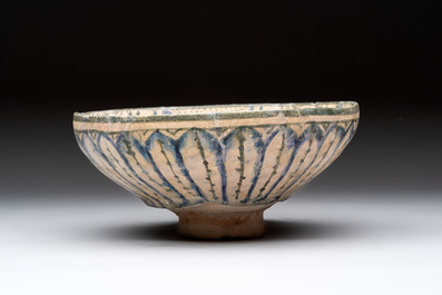 A Sultanabad underglaze-painted pottery bowl, Persia, 13/14th C.