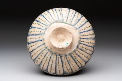 A Sultanabad underglaze-painted pottery bowl, Persia, 13/14th C.