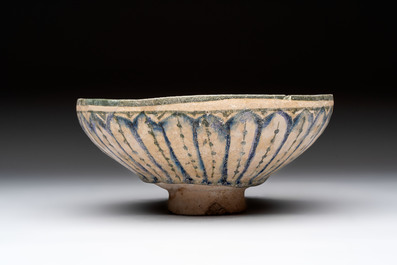 A Sultanabad underglaze-painted pottery bowl, Persia, 13/14th C.