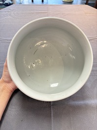A Chinese blue and white 'Ba Xian Zhu Shou 八仙祝壽' censer, Kangxi