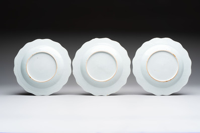 22 Chinese blue, white and famille rose wares, Kangxi and Qianlong