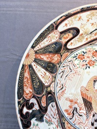 A massive Japanese Imari 'eagle' dish, Edo, first half 18th C.