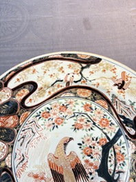 A massive Japanese Imari 'eagle' dish, Edo, first half 18th C.
