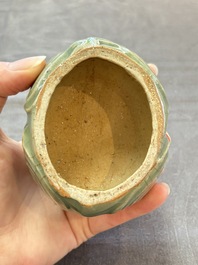 A fine Chinese Longquan celadon 'luduan' censer, Ming
