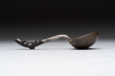 A ceremonial opium spoon, Laos/Vietnam, early 19th C.