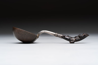 A ceremonial opium spoon, Laos/Vietnam, early 19th C.
