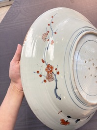 A massive Japanese Imari 'eagle' dish, Edo, first half 18th C.
