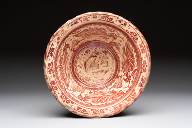 A Hispano-Moresque lustreware bowl, Spain, 17th C.