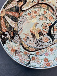 A massive Japanese Imari 'eagle' dish, Edo, first half 18th C.