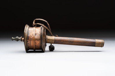 Six various Tibetan ritual objects, 19/20th C.