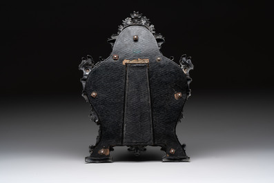 A baroque Frankfurt silver dressing mirror, Germany, 18th C.