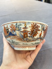 Six varied Chinese European-decorated wares, Kangxi/Qianlong