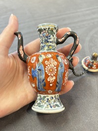 Six varied Chinese European-decorated wares, Kangxi/Qianlong