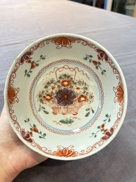 Six varied Chinese European-decorated wares, Kangxi/Qianlong