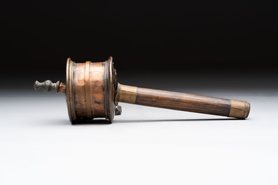Six various Tibetan ritual objects, 19/20th C.