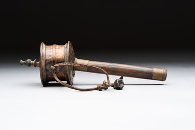 Six various Tibetan ritual objects, 19/20th C.