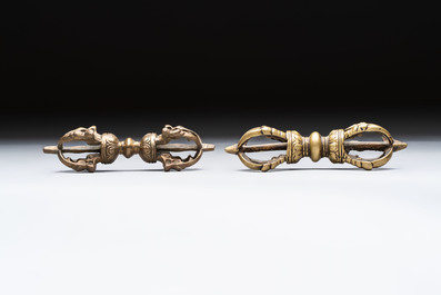 Six various Tibetan ritual objects, 19/20th C.