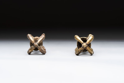 Six various Tibetan ritual objects, 19/20th C.