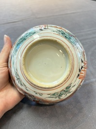Six varied Chinese European-decorated wares, Kangxi/Qianlong
