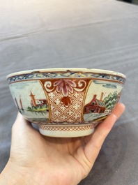 Six varied Chinese European-decorated wares, Kangxi/Qianlong