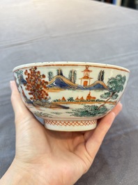 Six varied Chinese European-decorated wares, Kangxi/Qianlong